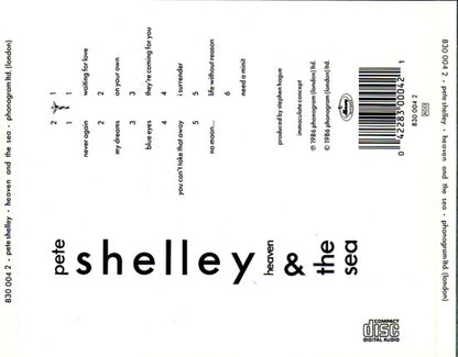 Pete Shelley : Heaven And The Sea (CD, Album)