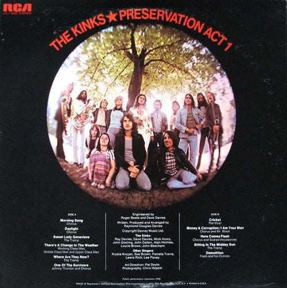 The Kinks : Preservation Act 1 (LP, Album, Hol)