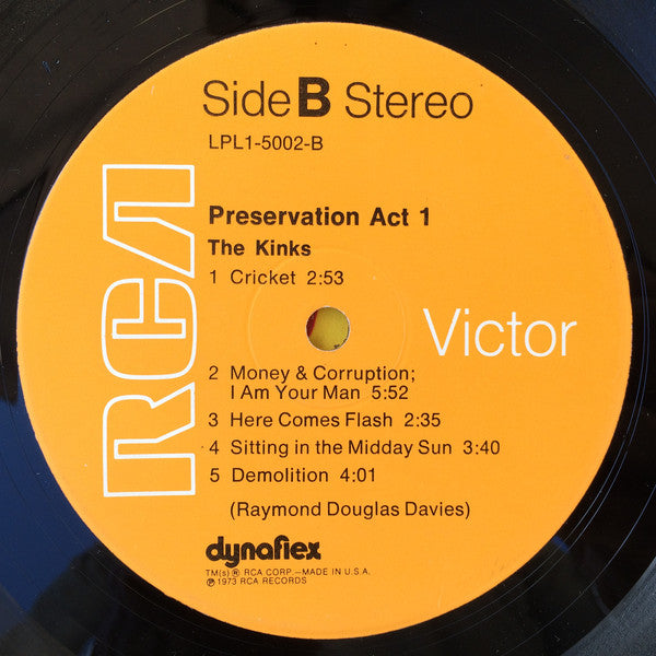 The Kinks : Preservation Act 1 (LP, Album, Hol)