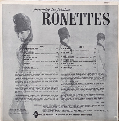 The Ronettes : ...Presenting The Fabulous Ronettes Featuring Veronica (LP, Album, Club, M/Print)