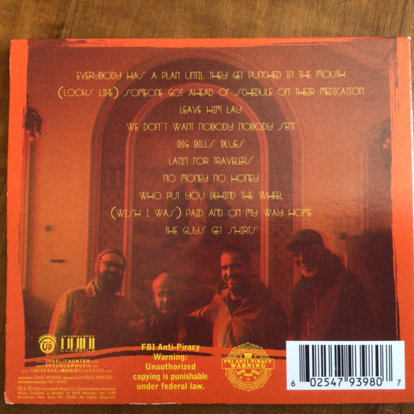 Charlie Hunter : Everybody Has A Plan Until They Get Punched In The Mouth (CD, Album)