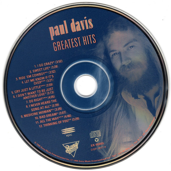 Paul Davis (3) : Greatest Hits  (CD, Comp)