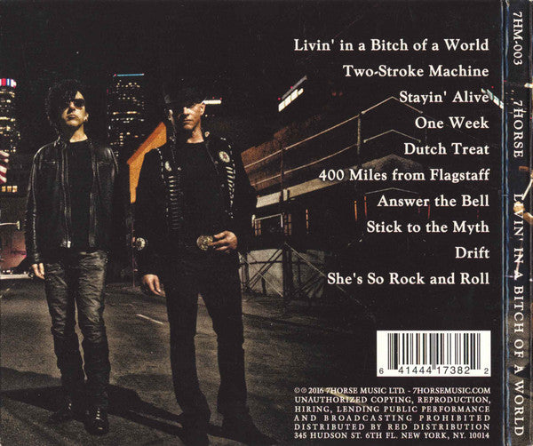 7Horse : Livin' In A Bitch Of A World (CD, Album)
