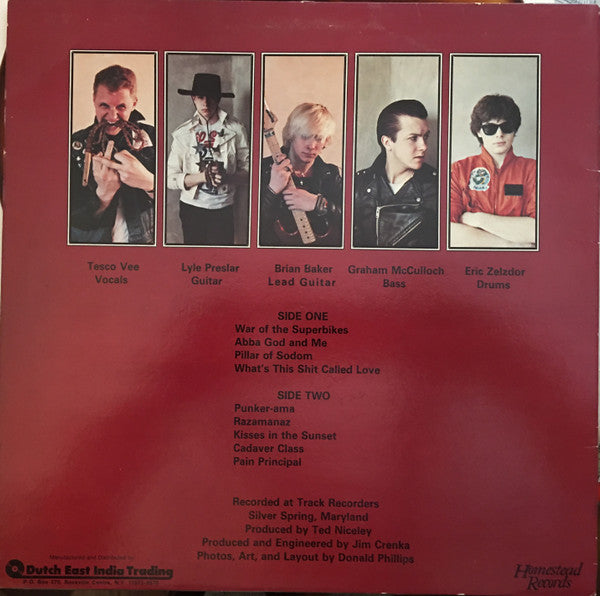 The Meatmen* : War Of The Superbikes (LP, Album, Bro)