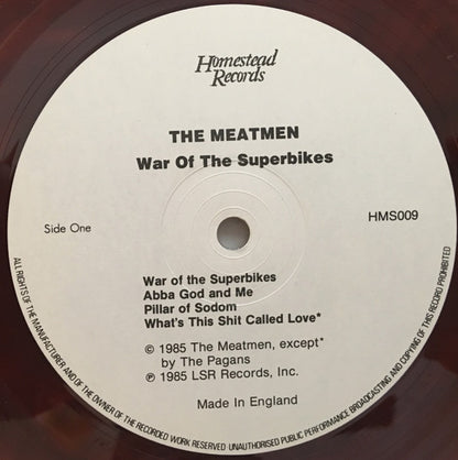 The Meatmen* : War Of The Superbikes (LP, Album, Bro)