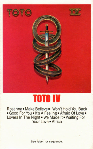 Toto : Toto IV (Cass, Album, Bei)