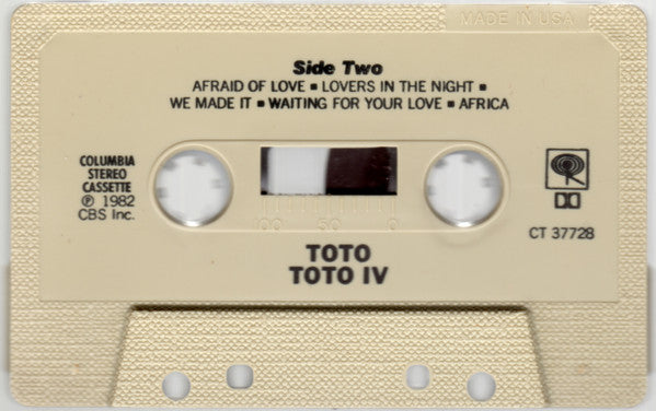 Toto : Toto IV (Cass, Album, Bei)