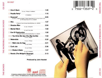 The Dickies : The Incredible Shrinking Dickies (CD, Album, RE)