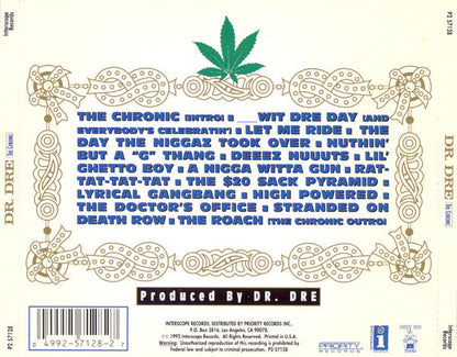 Dr. Dre : The Chronic (CD, Album)