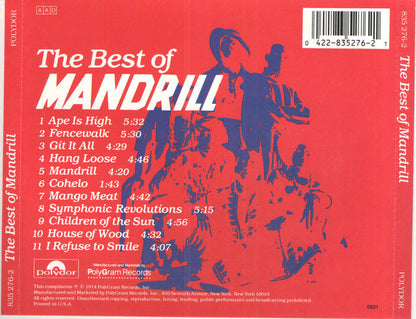 Mandrill : The Best Of Mandrill (CD, Comp)