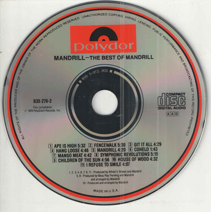 Mandrill : The Best Of Mandrill (CD, Comp)