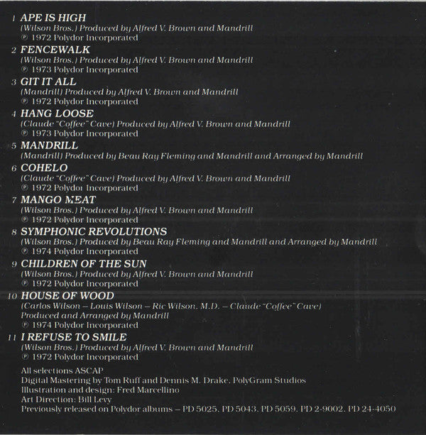 Mandrill : The Best Of Mandrill (CD, Comp)