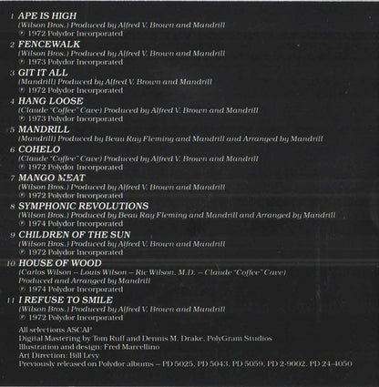 Mandrill : The Best Of Mandrill (CD, Comp)