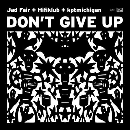 Jad Fair, Hifiklub, Kptmichigan* : Don't Give Up (LP, Album, Ltd, Num, Sil)