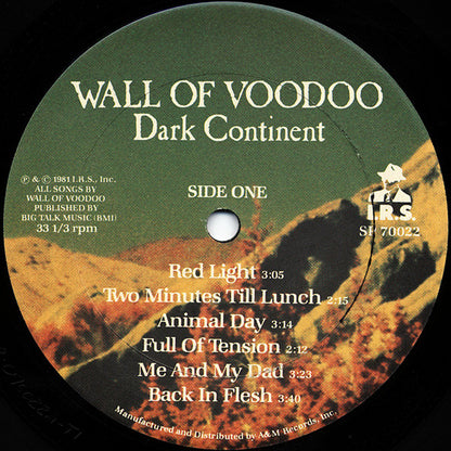 Wall Of Voodoo : Dark Continent (LP, Album, Ter)