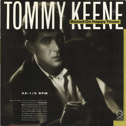 Tommy Keene : Based On Happy Times (12", Promo)