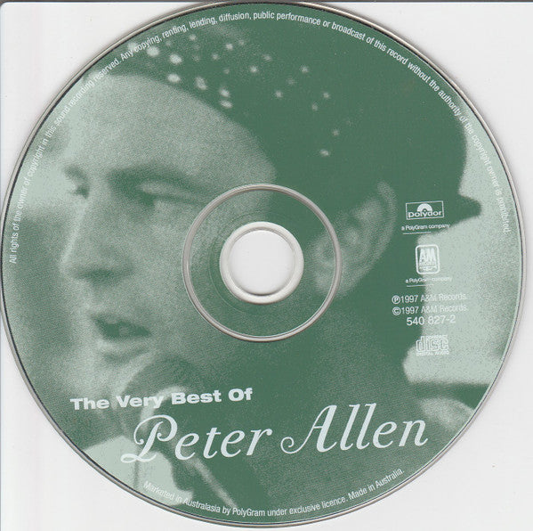 Peter Allen : The Very Best Of Peter Allen (CD, Comp, RE)