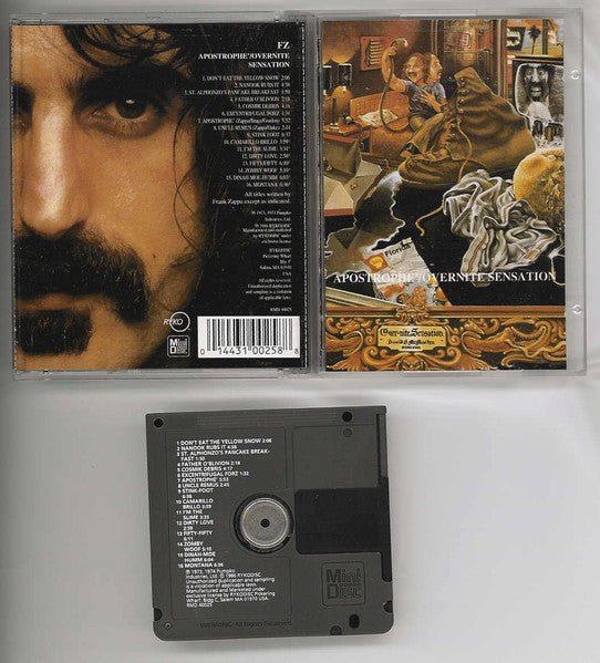 Frank Zappa : Apostrophe' / Overnite Sensation (MD, Album, Comp)