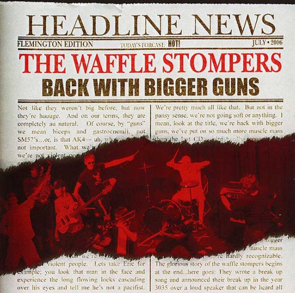 The Waffle Stompers : Back With Bigger Guns (CD, MiniAlbum)