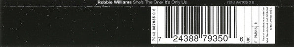 Robbie Williams : She's The One / It's Only Us (CD, Maxi, Enh)