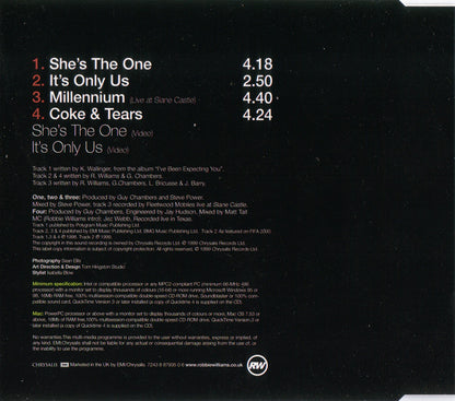 Robbie Williams : She's The One / It's Only Us (CD, Maxi, Enh)