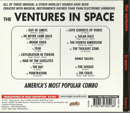 The Ventures : (The) Ventures In Space (CD, RM)