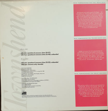Pete Townshend : An Eye For An I (2xLP, Promo)