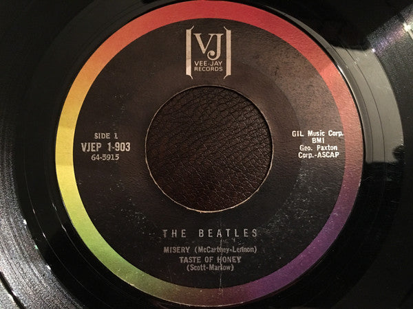 The Beatles : Souvenir Of Their Visit To America (7", EP, Styrene)