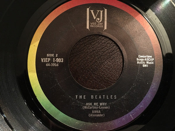 The Beatles : Souvenir Of Their Visit To America (7", EP, Styrene)