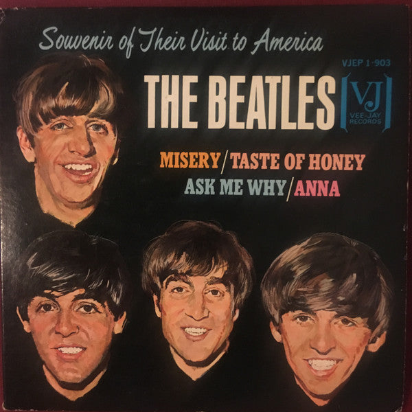 The Beatles : Souvenir Of Their Visit To America (7", EP, Styrene)