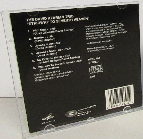 David Azarian Trio : Stairway To Seventh Heaven (CD, Album, RE)