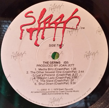 Germs : (GI) (LP, Album, RP, Spe)