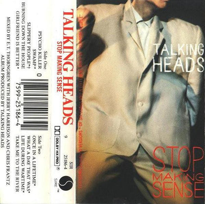 Talking Heads : Stop Making Sense (Cass, Album, SR,)