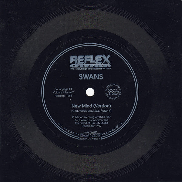 Swans : New Mind (Version) (Flexi, 6", Shape, S/Sided)