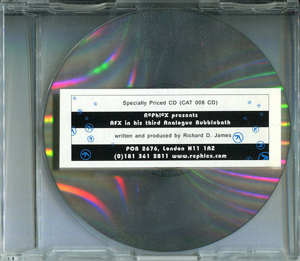 AFX* : AFX In His Third Analogue Bubblebath (CD, Album, RE, RP, Sli)