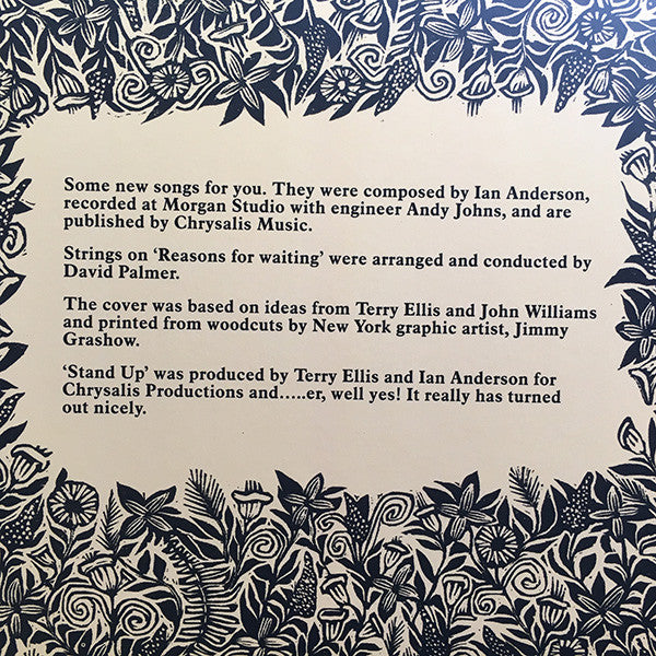 Jethro Tull : Stand Up (LP, Album, RE, RM, Gat)