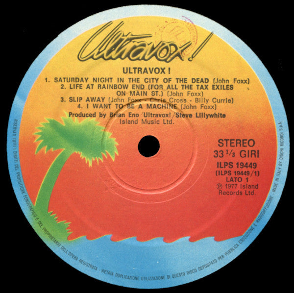 Ultravox!* : Ultravox! (LP, Album, Gat)