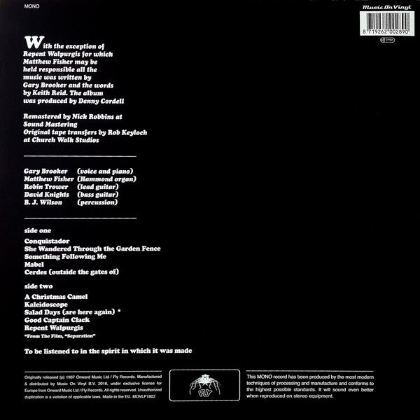 Procol Harum : Procol Harum (LP, Album, Mono, RE, RM)