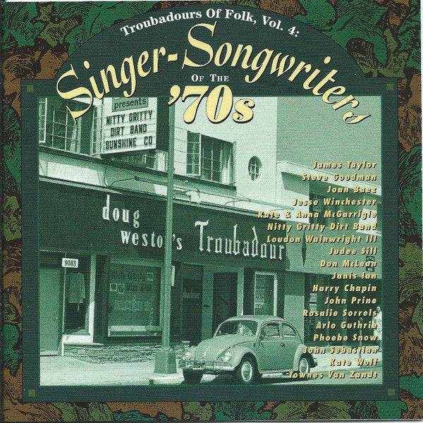 Various : Troubadours Of Folk, Vol.4 - Singer-Songwriters Of The '70s (CD, Comp, RM)