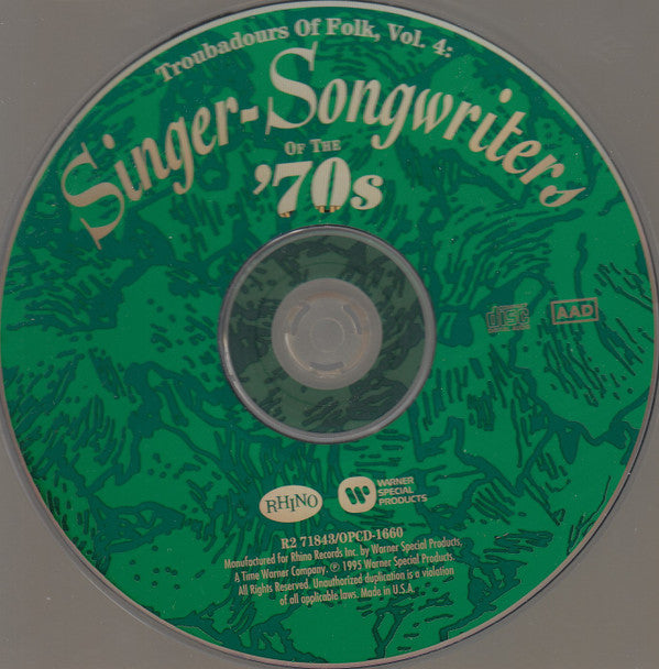Various : Troubadours Of Folk, Vol.4 - Singer-Songwriters Of The '70s (CD, Comp, RM)