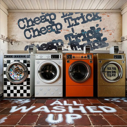 Cheap Trick - All Washed Up: Clear with Orange & Blue Marble [Indie Press]