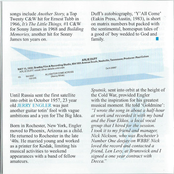 That'll Flat ... Git It! Vol. 6: Rockabilly From The Vaults Of US Decca Records - Various