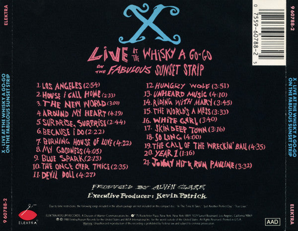 Live At The Whisky A Go-Go On The Fabulous Sunset Strip - X (5)