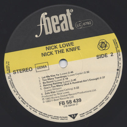 Nick The Knife - Nick Lowe