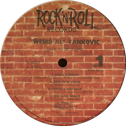 Dare To Be Stupid - "Weird Al" Yankovic