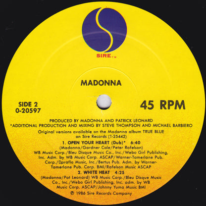 Open Your Heart - Madonna