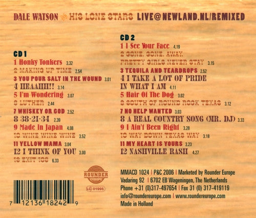 Live@Newland.nl/Remixed - Dale Watson And His Lone Stars