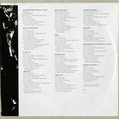 Cry Like A Rainstorm - Linda Ronstadt Featuring Aaron Neville