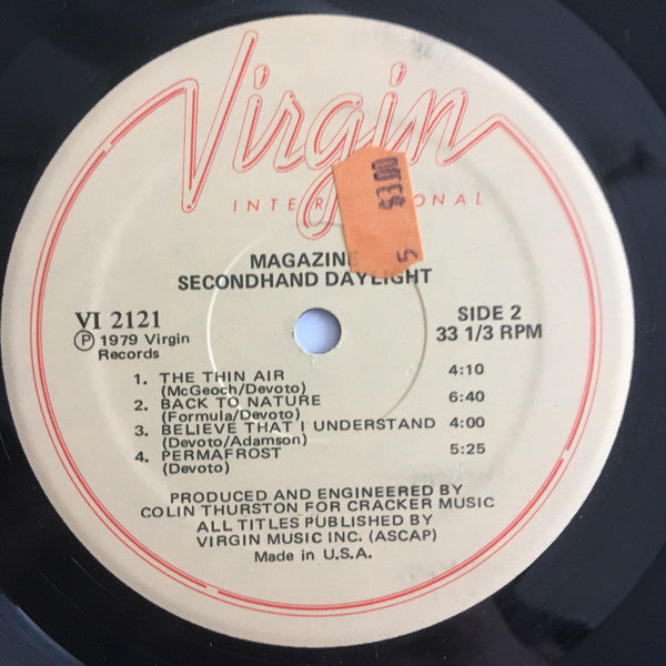 Magazine ‎– Secondhand Daylight