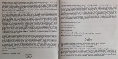 Various ‎– Songs The Bonzo Dog Band Taught Us : A Pre History Of The Bonzos